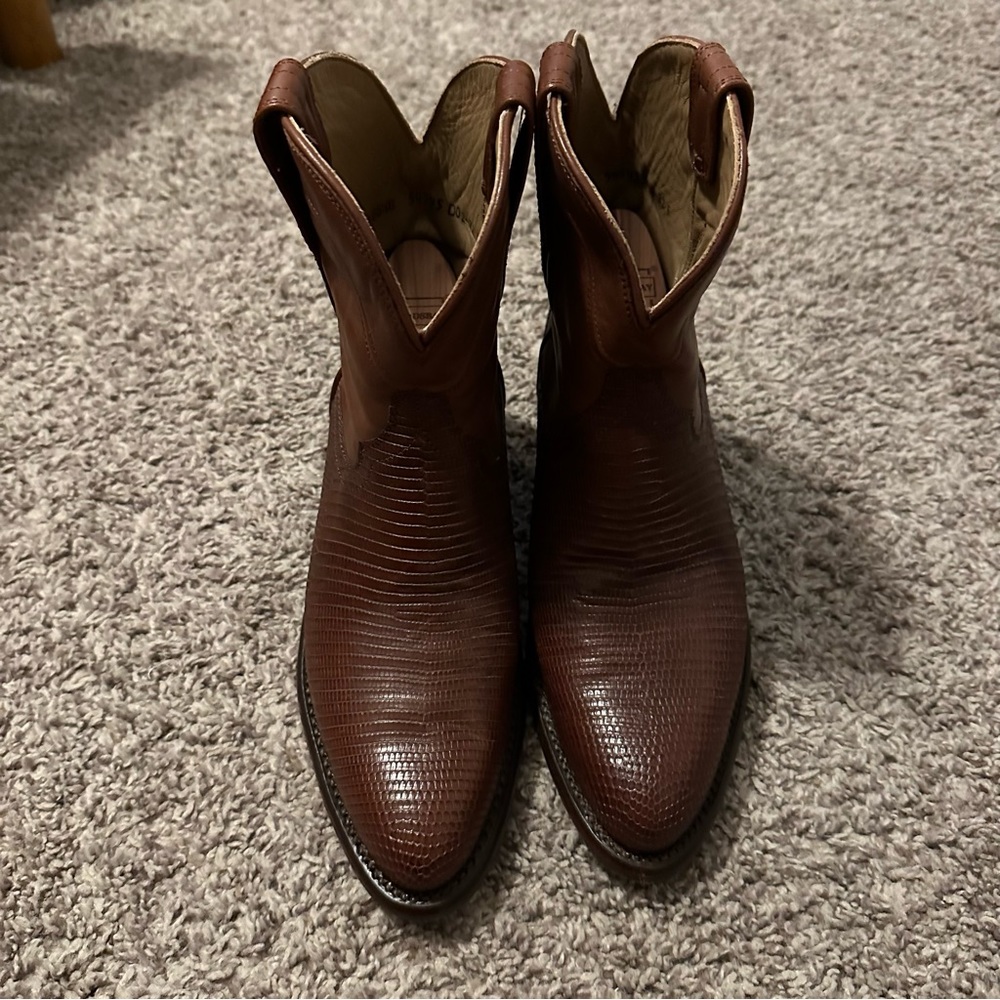 Tecovas - Bourbon Lizard Cowboy Boots - size 8 1/2